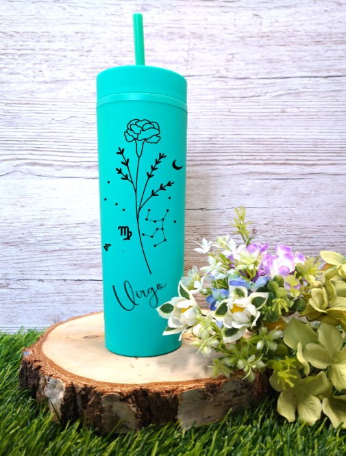 Tall Skinny Cold Cup ZODIAC STYLE ONE VIRGO