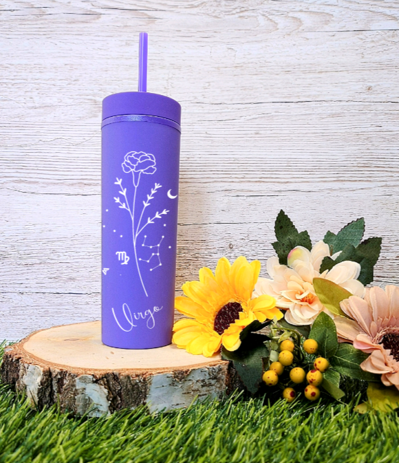 Tall Skinny Cold Cup ZODIAC STYLE ONE VIRGO