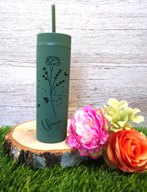 Tall Skinny Cold Cup ZODIAC STYLE ONE VIRGO