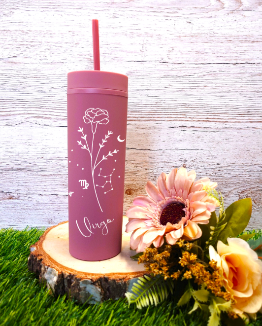 Tall Skinny Cold Cup ZODIAC STYLE ONE VIRGO