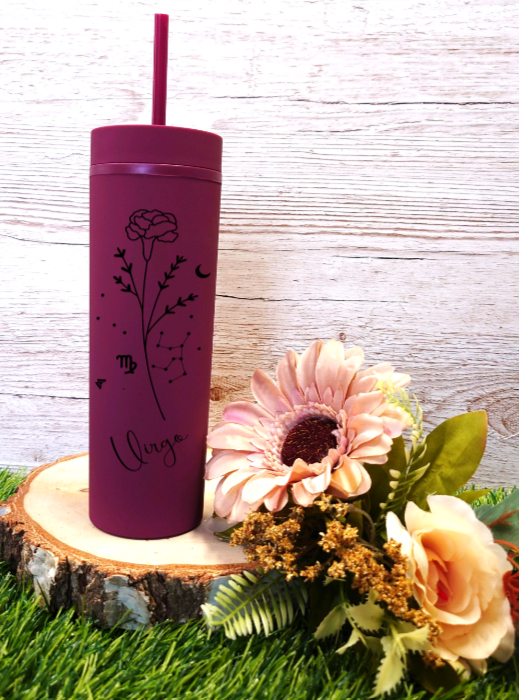 Tall Skinny Cold Cup ZODIAC STYLE ONE VIRGO