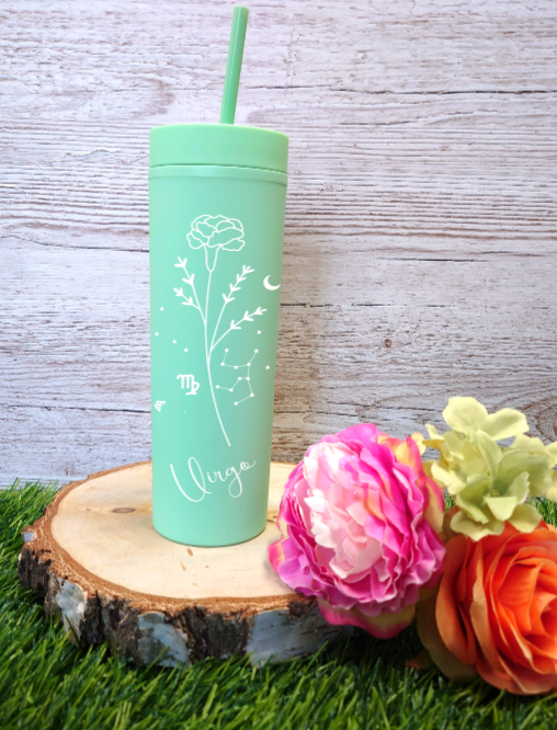 Tall Skinny Cold Cup ZODIAC STYLE ONE VIRGO