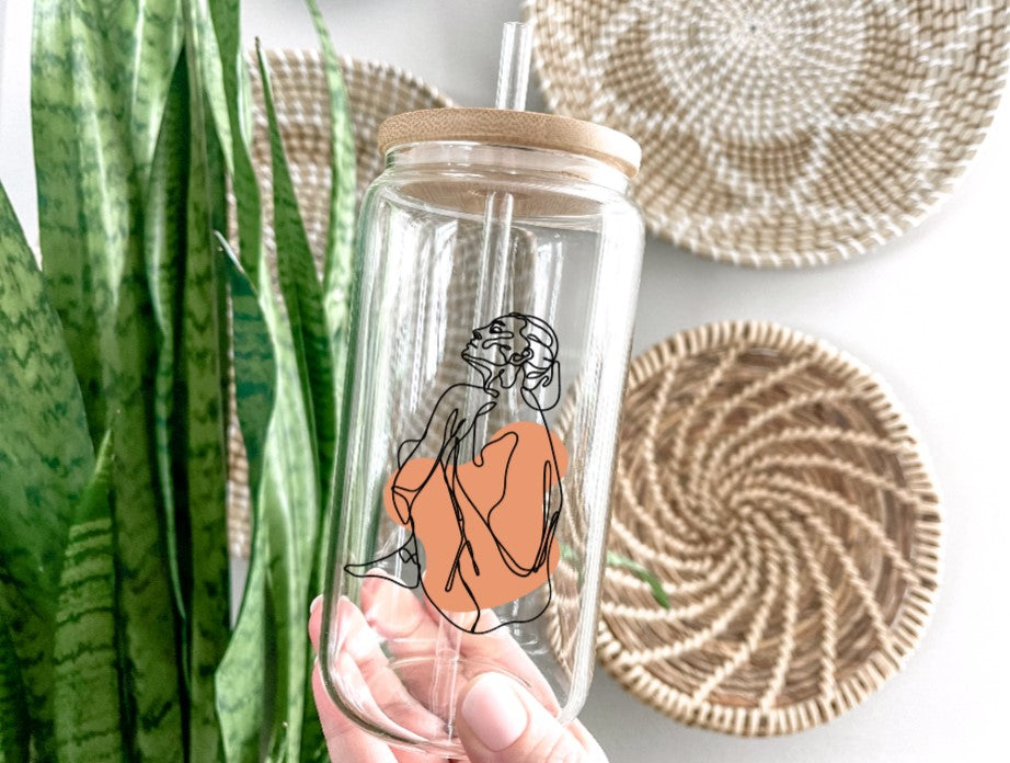 Libby Glass Can Jars FEMALE STYLE ONE