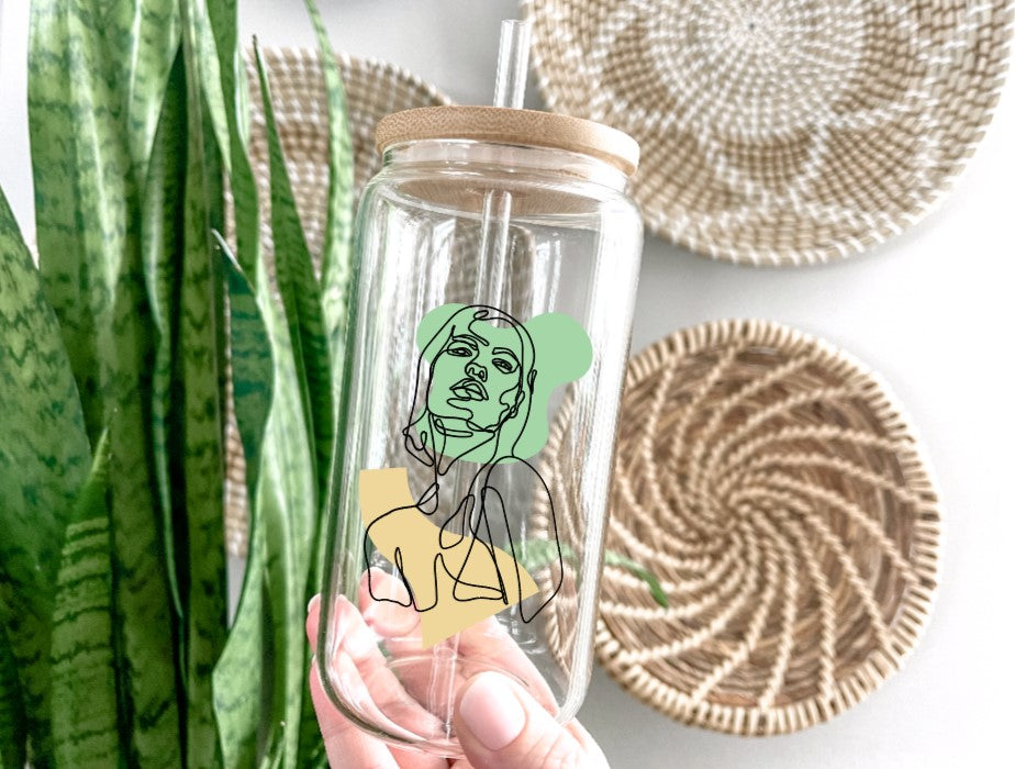 Libby Glass Can Jars FEMALE STYLE ONE