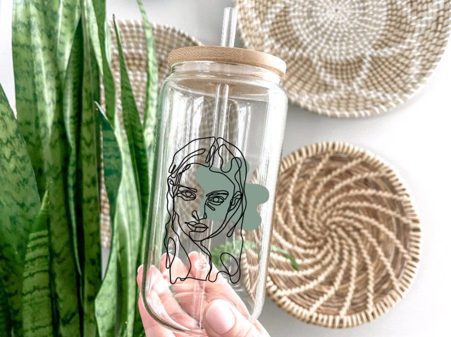 Libby Glass Can Jars FEMALE STYLE ONE