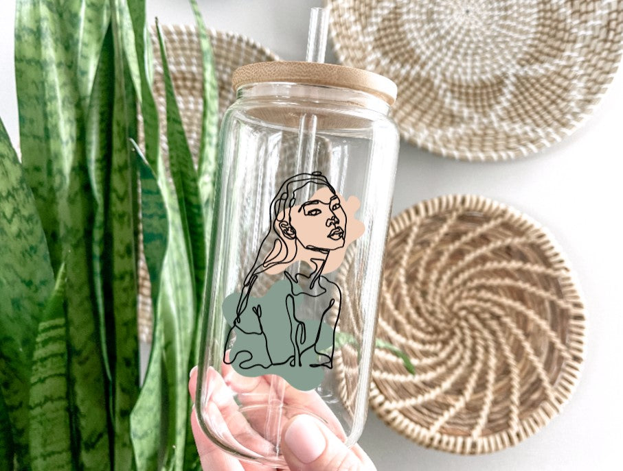 Libby Glass Can Jars FEMALE STYLE ONE