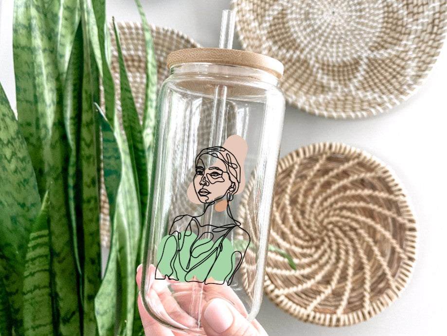 Libby Glass Can Jars FEMALE STYLE ONE
